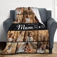 thumbnail image 5 of AISENIN Personalized Gifts for Mom Custom Photo Gifts Throw Blanket for Mom from Daughter Best Mom Ever Gifts Picture Blankets Birthday Christmas Gift Ideas, 5 of 5