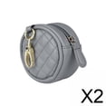 thumbnail image 1 of Estuche Para Chupete De 2 Piezas, Estuche De Transporte Con Cierre Impermeable Para Cochecito De Bebé, Color Gris, 1 of 10