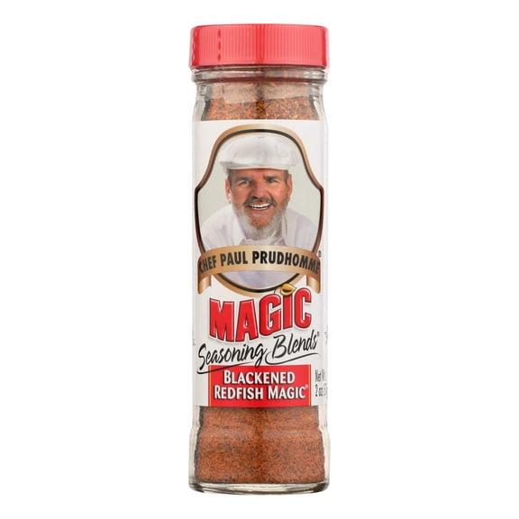 MAGIC SEASONING - Chef Paul's Blackened Redfish Seasoning Blend - 6 Oz, Case of 6