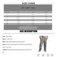 thumbnail image 4 of Hearthz Men's Linen Pants Summer Beach Yoga Trousers Elastic Waist Drawstring Straight Legs Men's Pants White M, 4 of 10