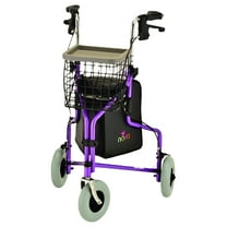 Traveler 3-Wheel Rolling Walker - Purple - 1 Each / Each - 4900PL