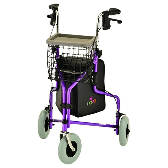 Traveler 3-Wheel Rolling Walker - Purple - 1 Each / Each - 4900PL
