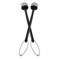 thumbnail image 3 of Tachiuwa 2x Maillets Tambour Antidérapants, Accessoires d'Instruments de Précision, Maillets de Tête, 32.5cm Blanc Noir, 3 of 9
