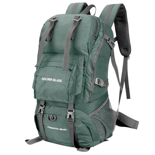 Mochila de montañismo de 50L bolsa impermeable para correr al aire libre, bolsa para bicicleta, bolsa de equitación de gran capacidad, bolsa transpirable para correr, mochila de viaje para montar a ca