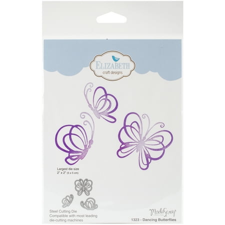 - Elizabeth Craft Metal Die By Modascrap Designs - Dancing Butterflies, Largest 2