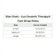 thumbnail image 4 of LUX Ceramic Therapy Quick-Wrap Horse Wraps | Color Black | Size Medium, 4 of 6