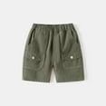 thumbnail image 3 of TOOYOU Boys Pants Toddler Kids Sport Solid Spring Summer Shorts Casual Shorts Fashion Shorts Size 18-24 Months , Army Green, 3 of 3