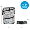 thumbnail image 6 of Camco Life Is Better at the Campsite Pop-Up Utility Container Portable 30 gal Garbage Bag, 6 of 11