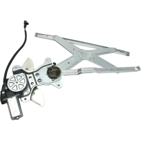 Window Regulator Compatible For 1998-2002 Toyota Corolla Chevrolet Prizm Front, Left Driver Power With Motor
