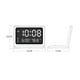 thumbnail image 4 of Reloj despertador digital multifuncional portátil de carga rápida y ajustable Blanco, 4 of 4