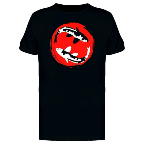 Two Koi Carps And Red Sun Tee Men's -Image by Shutterstock