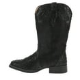 thumbnail image 3 of Roper Womens Starlit Rhinestone Square Toe Cowboy  Mid Calf Boots, 3 of 5