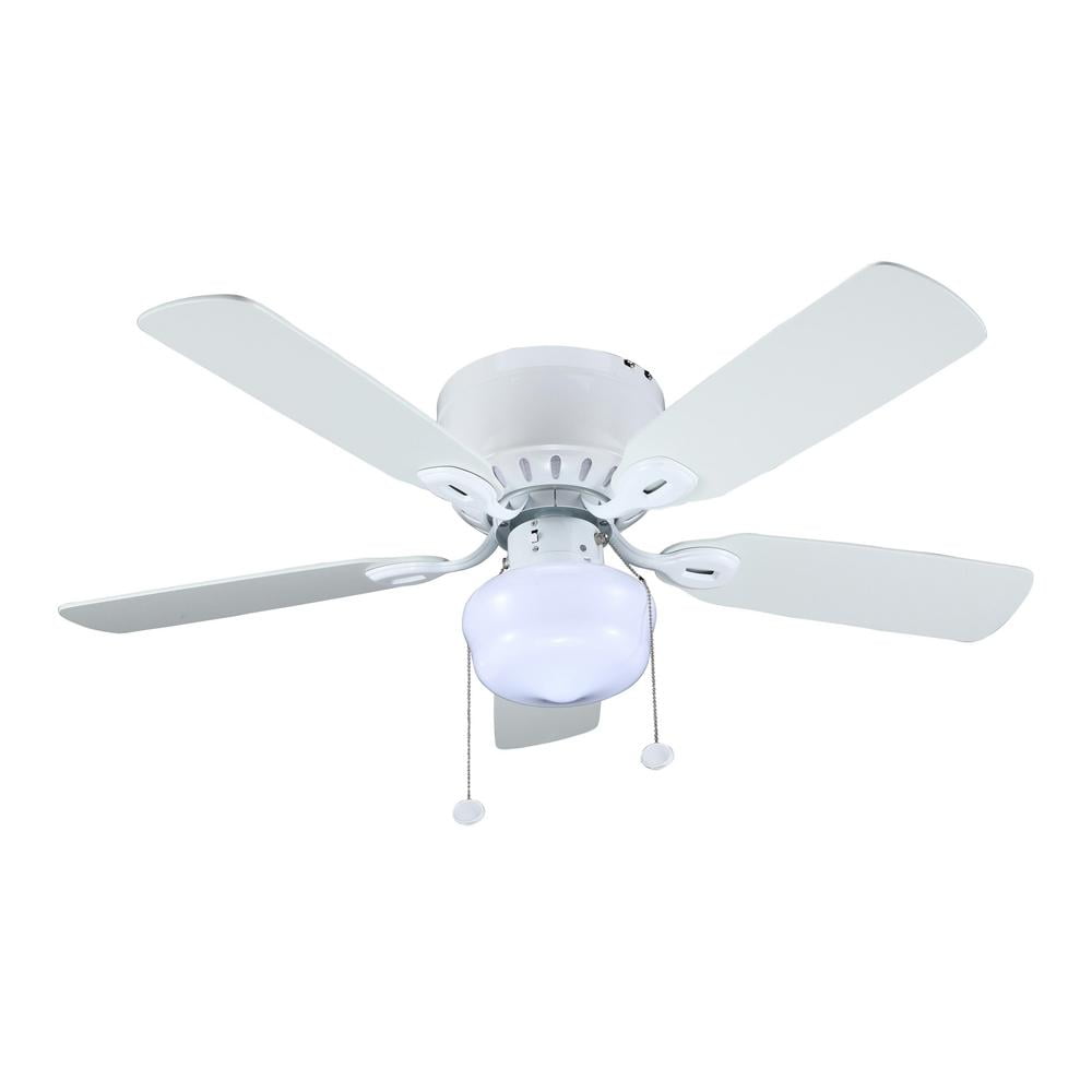 Littleton 42 in LED Indoor White Ceiling Fan with Light Kit PARTS ONLY 