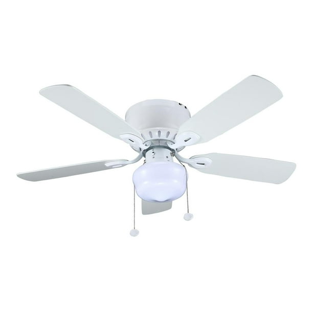 Kennesaw 42 In Led Indoor White Ceiling Fan With Light Kit Com - Kennesaw 42 In Led Indoor White Ceiling Fan With Light Kit