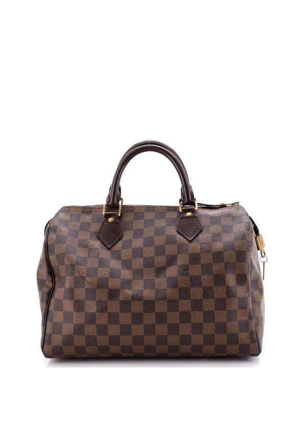 Pre-Owned Speedy Handbag Damier 30 By Rebag