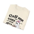 thumbnail image 4 of Call Me Cute and Give Me Candy Ghost Halloween T-Shirt - Fun & Playful Tee, 4 of 4