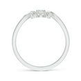 thumbnail image 2 of ANGARA Natural 0.16 Ct. Diamond Infinity Ring in 14K White Gold for Women (Ring Size: 3), 2 of 8