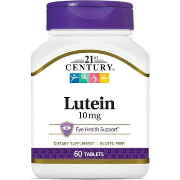 21st Century Lutein Tablets, 10 mg, 60 Count