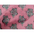 thumbnail image 4 of oneOone Cotton Poplin Fabric Leaves & Floral Block Print Sewing Fabric BTY 56 Inch Wide, 4 of 4