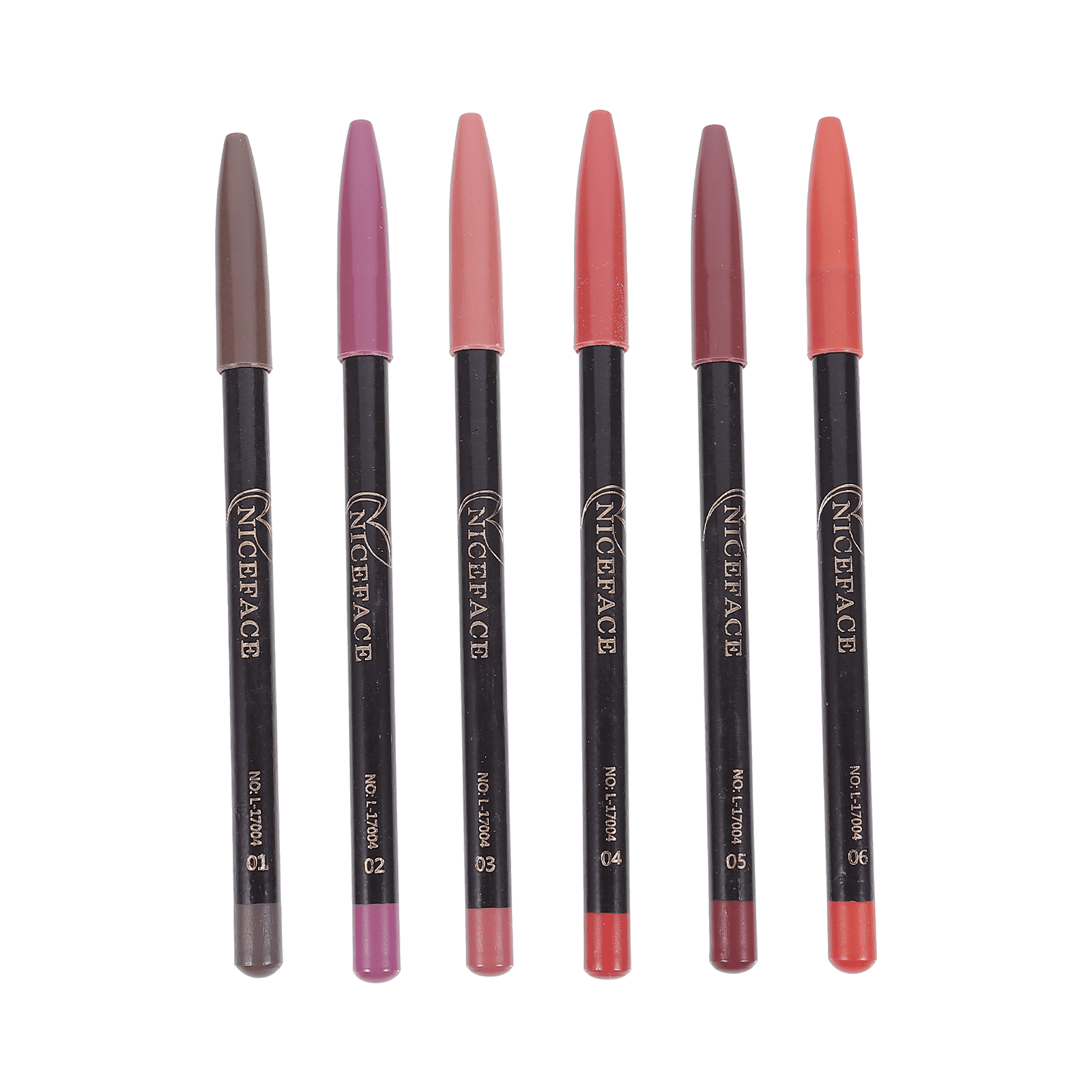 Lip Liner Pencil Waterproof Lipliner Set Mauve Matte Makeup Cosmetic