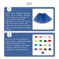 thumbnail image 2 of Minnieouse tutú Traje de baile Vestidos de niña Ropa para ocasiones especiales con buen rendimiento Decoración de fiesta para niños Lago azul Prendas para la parte inferior del cuerpo Azul real Minnieouse AP009012-10B, 2 of 6