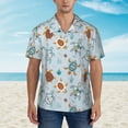 thumbnail image 4 of Lsque Sea Turtle pattern Hawaiian Shirt for Men, Unisex Summer Beach Casual Short Sleeve Button Down Shirts-Large, 4 of 9