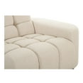thumbnail image 6 of Moe's Home Collection Roman L-Shaped Sectional Oat Fabric Sectionals, 6 of 6