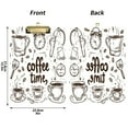 thumbnail image 3 of Acrylic Writing Tablet,Coffee Time Now12.5"×9"Rectangular One-sided Printed Clear Acrylic Writing Tablet., 3 of 8