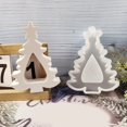 thumbnail image 2 of Candle Stand Mold Candle Holder Mold Christmas Tree Shape Candle Rack Molds Easy Demolding Molds for Candle Stand, 2 of 7