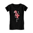thumbnail image 1 of Tstars Girls 4th Birthday Gift Flamingo Shirt Birthday Gift for 4 Year Old Birthday Gift for Girls Birthday Gift for Four Year Old Birthday Party B Day Toddler Kids Girls Fitted T-Shirt, 1 of 4