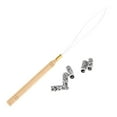 thumbnail image 2 of 5Pcs Hair Braid Bead Hair Extensions for Hair Extension Decoration + Wire Rings Beads for Pulling Hook Tool 01, 2 of 9