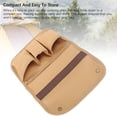 thumbnail image 4 of Storage Bag, Armrest Chair Wheelchair Hanging Side Pocket Bag Canvas Double Layers Side Hanging Pocket for , Tablet, Cellphone, Remote Control, Books & Water Bottle, 4 of 7