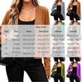 thumbnail image 4 of Meichang Cropped Cardigan Sweaters for Women 2026 Fall Long Sleeve Lightweight Button Front Cardigans Open Front Cardigan Khaki S, 4 of 10