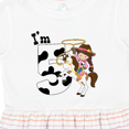 thumbnail image 4 of Inktastic I'm Five-cowgirl Riding Horse Birthday Girls Toddler Dress, 4 of 5