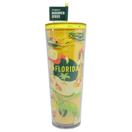 Starbucks Florida Discovery Series 24oz Acrylic Tumbler Cup