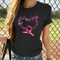 thumbnail image 2 of Yhmxh T-shirts pour Femmes Col Rond Imprimé Poitrine Manches Courtes T-shirt Hauts d'Été pour Femmes Manches Courtes Chemises d'Été sous-Vêtements T-shirts pour Femmes, 2 of 4