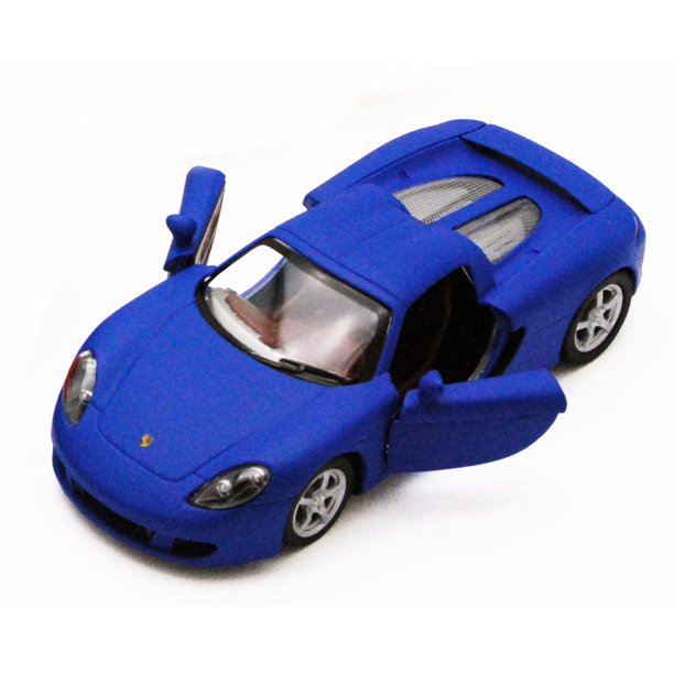Porsche Carrera GT, Blue - Kinsmart 5371D - 1/36 scale Diecast Model ...