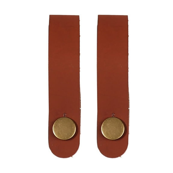 BELOWSYALER 2Pcs Guitar Head Tie Strap for Acoustic Electric Guitar Ukuleles Leather Guitar Head Strap Hook Guitar Neck Strap Button