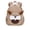 Khaki, variant on Cute Cartoon Backpack for School, Bookbag with Padded Straps and Multiple Pockets