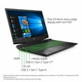 thumbnail image 2 of HP Pavilion Gaming 15-Inch Laptop, Intel Core i5-9300H, NVIDIA GeForce GTX 1650, 12GB RAM, 256GB SSD, Windows 10 (15-dk0041nr, Black) Notebook, 2 of 2