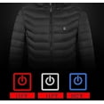 thumbnail image 3 of Heated Jacket Winter Outdoor Warm Electric Heating Coat 8 Heating Zones Ns2, 3 of 5