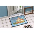 thumbnail image 2 of Caroline's Treasures CK2448JMAT 24 x 36 Po Joyeux Noël Champagne Cockapoo Tapis Intérieur Ou Extérieur, 2 of 4