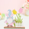 thumbnail image 6 of Cheers US 2Pcs/Set Happy Easter Table Decoration Signs Bunny Table Centerpiece Easter Tabletop Decoration Easter Truck Wood Decor for Easter Home Office Party Decorations, 6 of 7