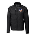 thumbnail image 2 of Men's-Cutter & Buck  Heather Charcoal FC Cincinnati Mainsail Sweater-Knit Full-Zip Jacket, 2 of 3