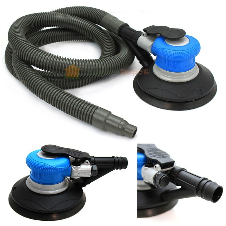 6" Self Vaccum Air Orbital Palm Sander Auto Tool
