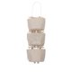 thumbnail image 1 of Wall-Mounted Sock Storage Bag 1 Set Artistic Storage Pouch Suitable For Shop Beige Space Saving 3Pack, 1 of 1