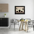 thumbnail image 2 of Kitchen Food Family Comfort Patterned Food & Beverage Graphic Art Jet Black Framed Art Print Wall Art, 2 of 6