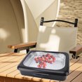 thumbnail image 3 of Foil Carrying Tray, Easy To Clean Stackable Multifunction Insulated Portable Aluminum Foil Pans with Removable Lid for Hot or Cold Food, 3 of 7