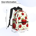 thumbnail image 2 of Easygdp Fruit Apples Mochila Casual para Portátil, Mochila para Escuela, Viajes, Negocios, 2 of 6