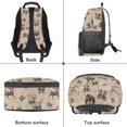 thumbnail image 4 of HUIACONG Camo Deer Bow School Backpack for Boys Girls Ages 6-18 Water Resistant Multi Pocket Padded Adjustable Straps Large Capacity Bookbag for Elementary Middle High School Daily Use, 4 of 7